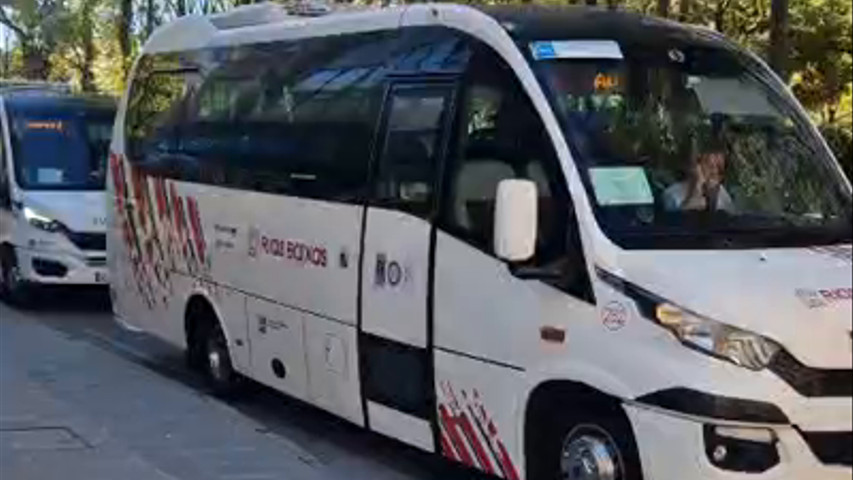 Boda con microbuses de Autocares Rías Baixas