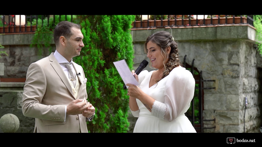 Una boda emotiva en el Palacio de San Joseren