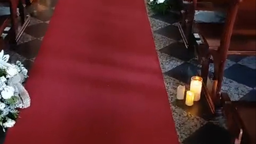 Escenario de una romántica boda