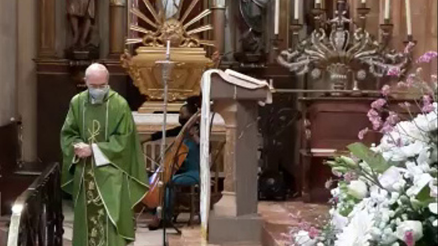 Cello durante la ceremonia