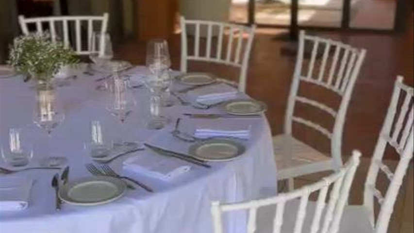 Terraza techada