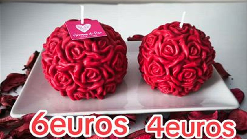 Esferas de rosas