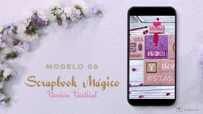 "Scrapbook mágico" - Versión vertical