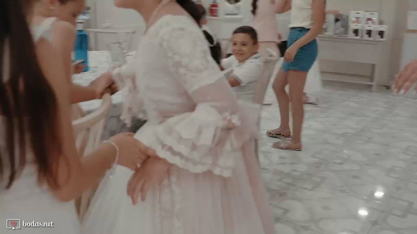 Preparación de la comunión de mi hija 