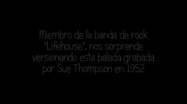 "TÚ ERES PARA MÍ" (Música: Jason Wade / Letra: David Santafé)