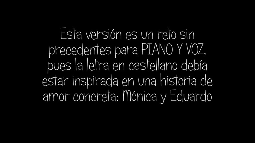 "Alguien como tú" (Música: Adele / Letra: David Santafé)