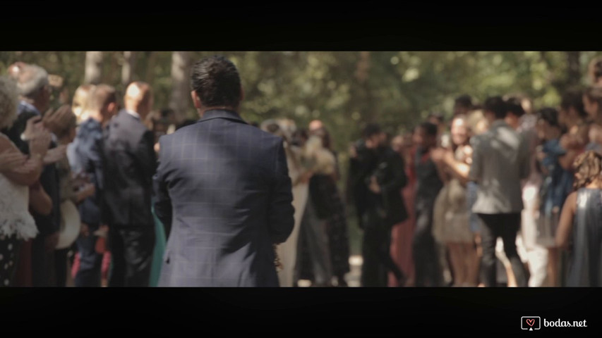 Ceremonia en el bosque y llegada aperitivo