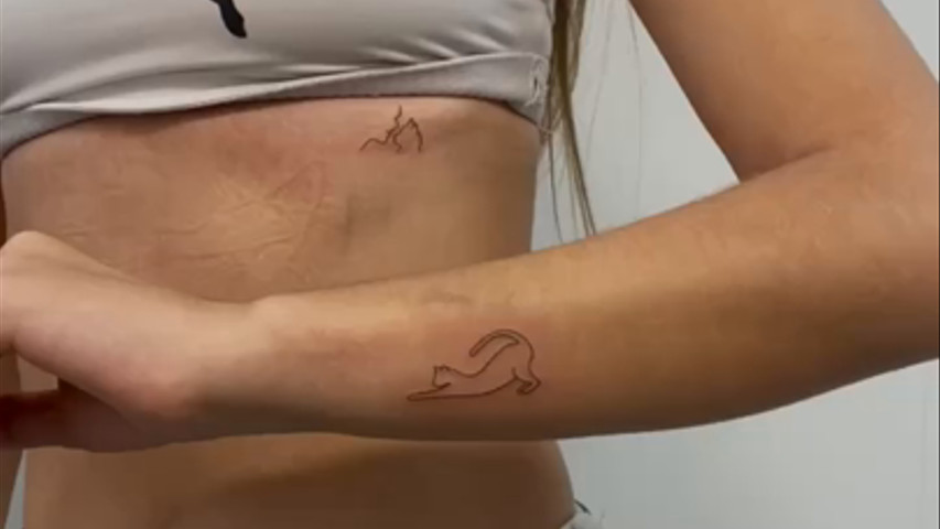 Tatuaje de gatos