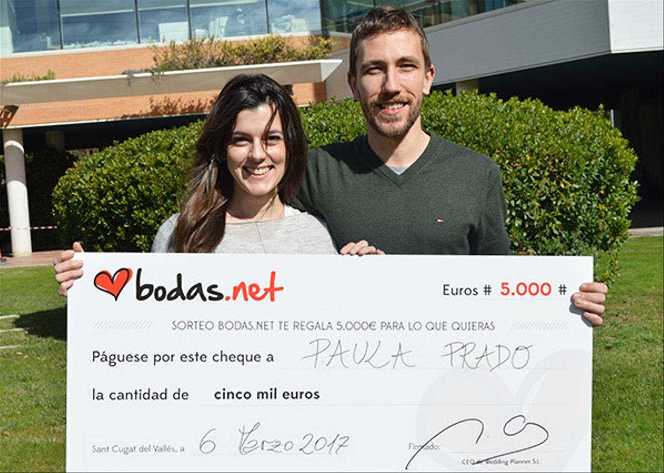 Sorteo Bodas Net