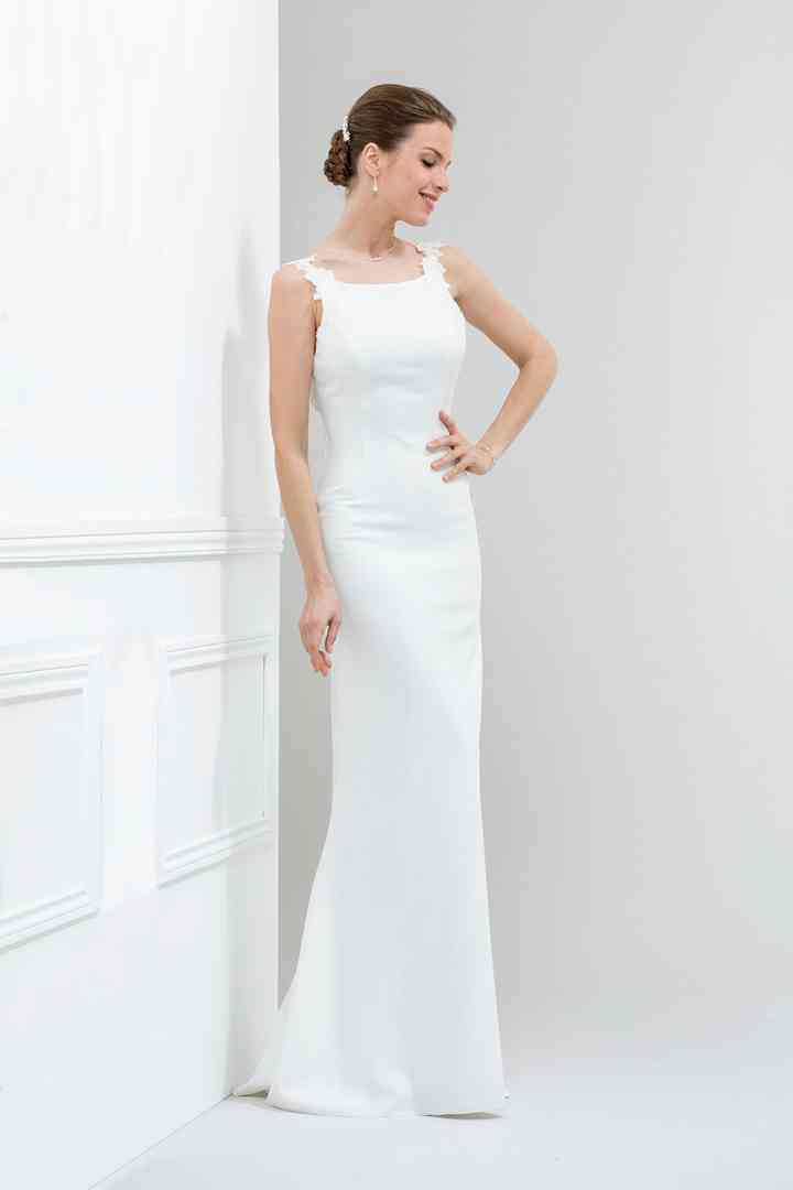 80 vestidos de novia sencillos para bodas civiles