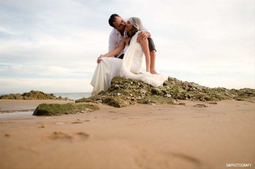 Reportaje postboda en la playa