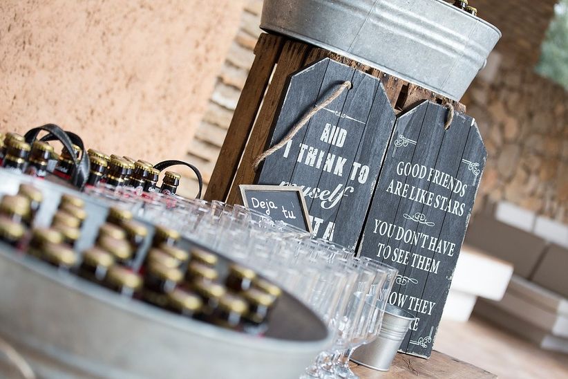 25 Barras De Bebidas Con Encanto Para Tu Boda