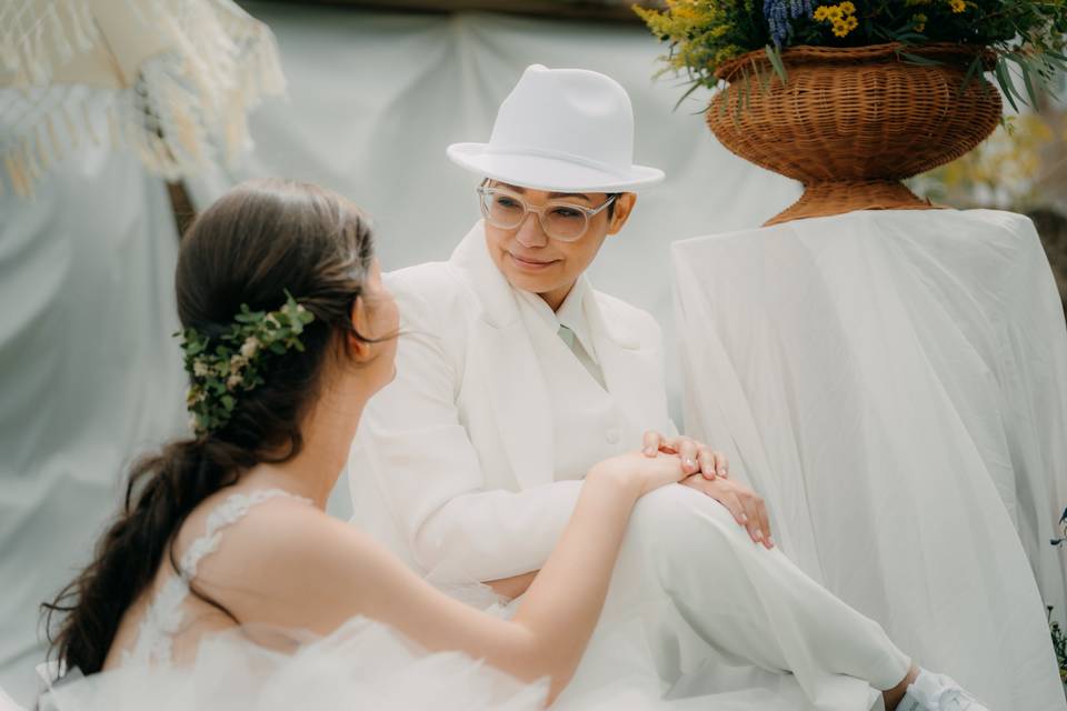 La boda de Mia y Debora