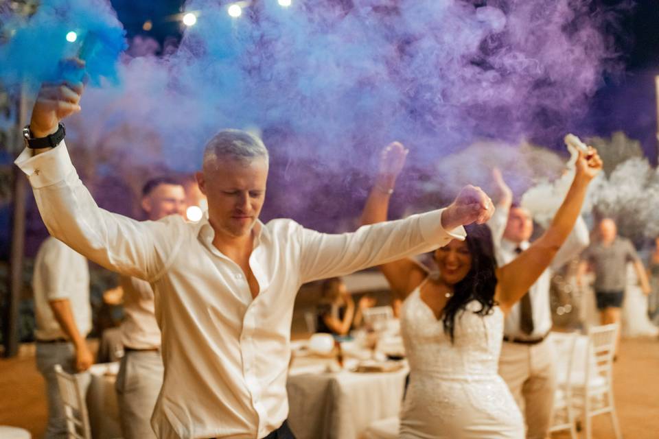 La boda de Andrea y Andrew