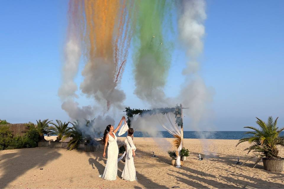 La boda de Iria y Giovanna