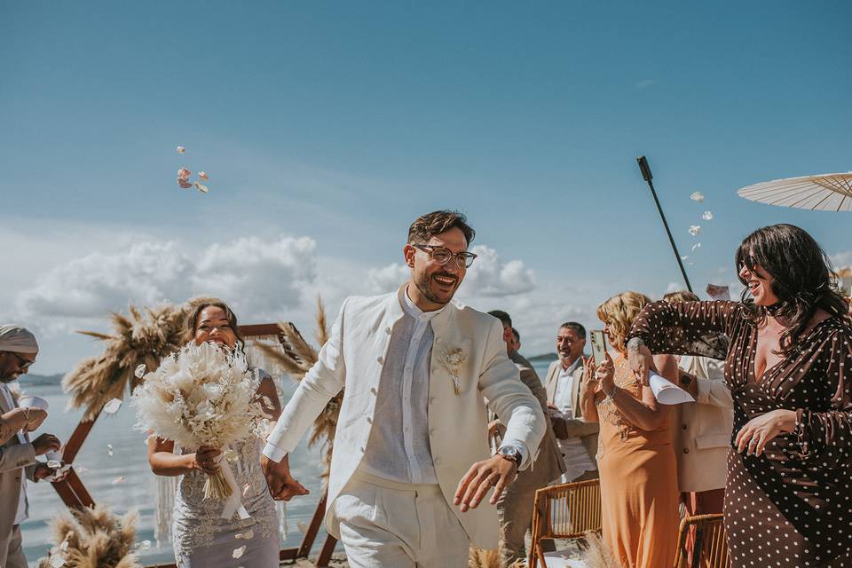 La boda de Ismael y Leah