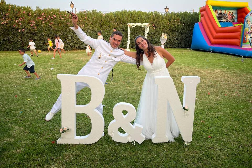 La boda de Nazaret y Benji