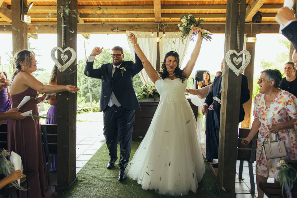 La boda de Carlos y Wafa