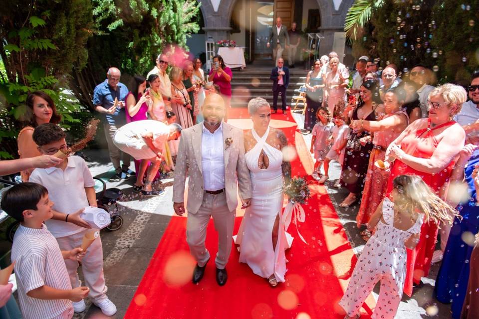 La boda de Africa  y Samuel