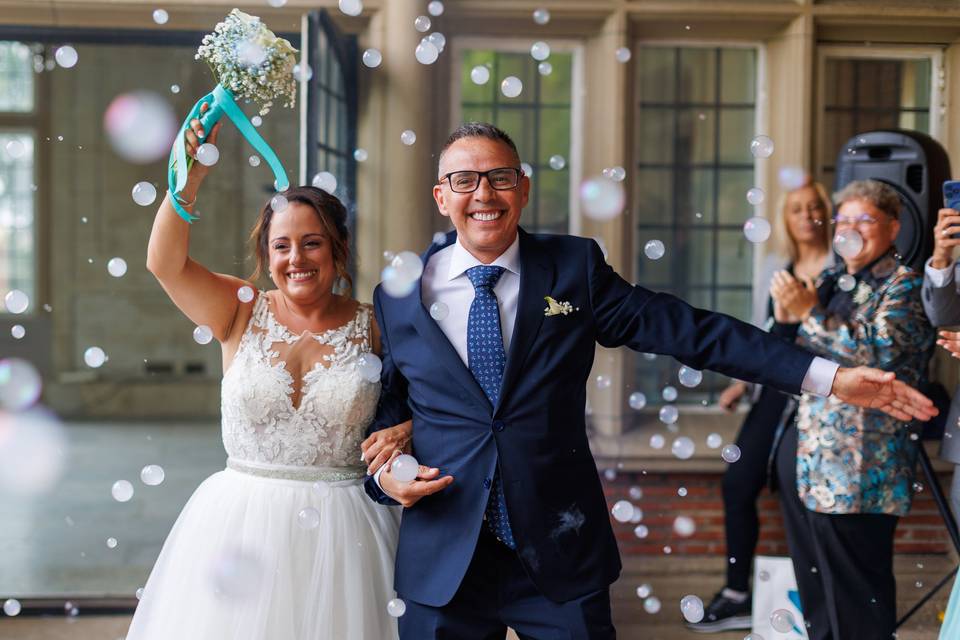 La boda de Kim y Peio
