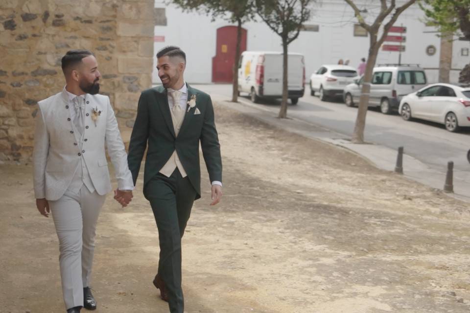 La boda de Alberto y Anastasio