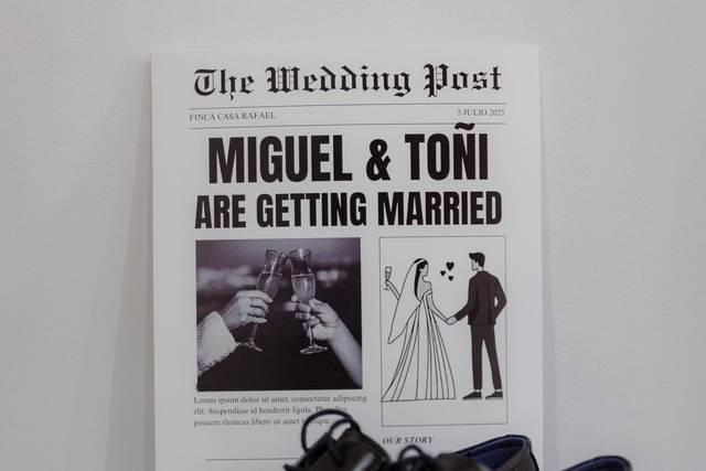 La boda de Miguel y Toñi 1