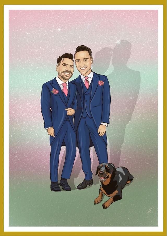 Caricaturas y Bodas - Grupo en Barcelona - 1
