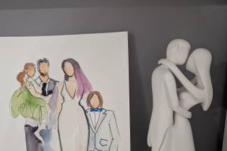 Boda Art Studio - Acuarela en directo - 6