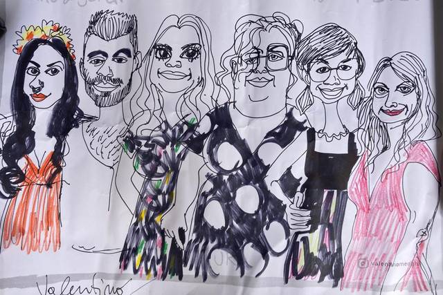 Valentino Menghi Retratista y Caricaturista 1