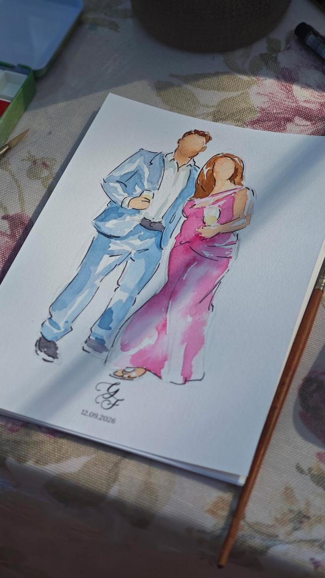 Boda Art Studio - Acuarela en directo - 4