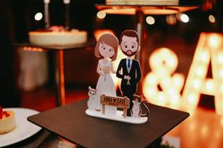 Muñecos tarta boda - Románticos - Woowlow