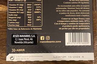 Mano de Santo - Recovery drink - 13