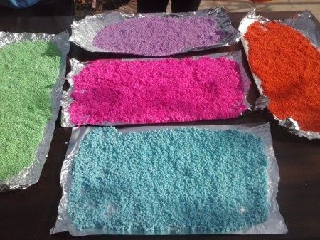 Teñir arroz con papel pinocho! 1