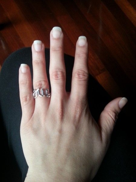 Nuestros anillos de compromiso... 1