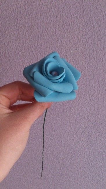 Tutorial ramo de rosas de goma eva 2