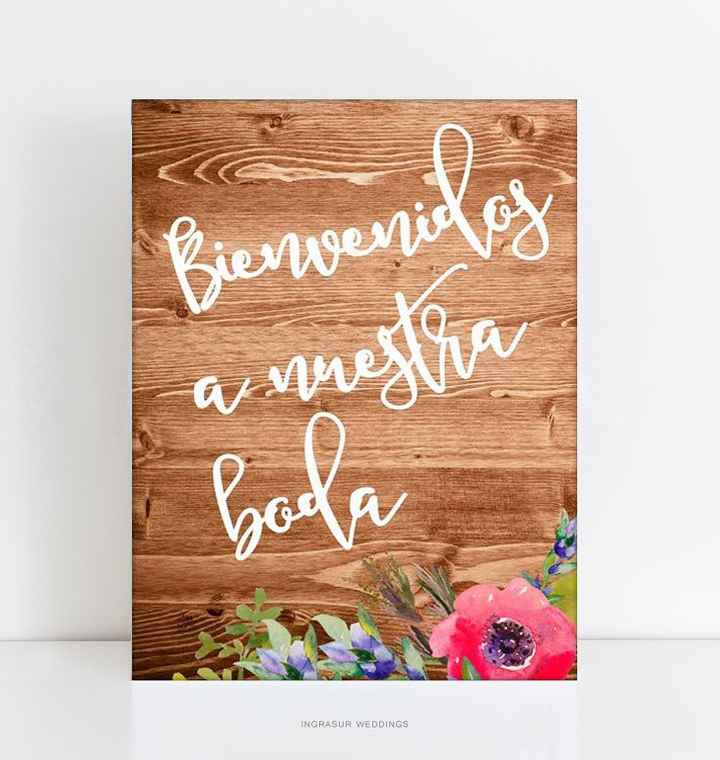 Carteles de Bienvenidos y Gracias