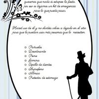 cartel baño chicos