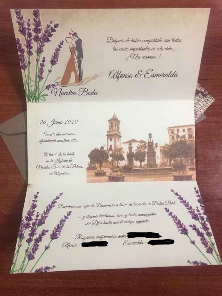 Invitaciones con fecha anterior - 1
