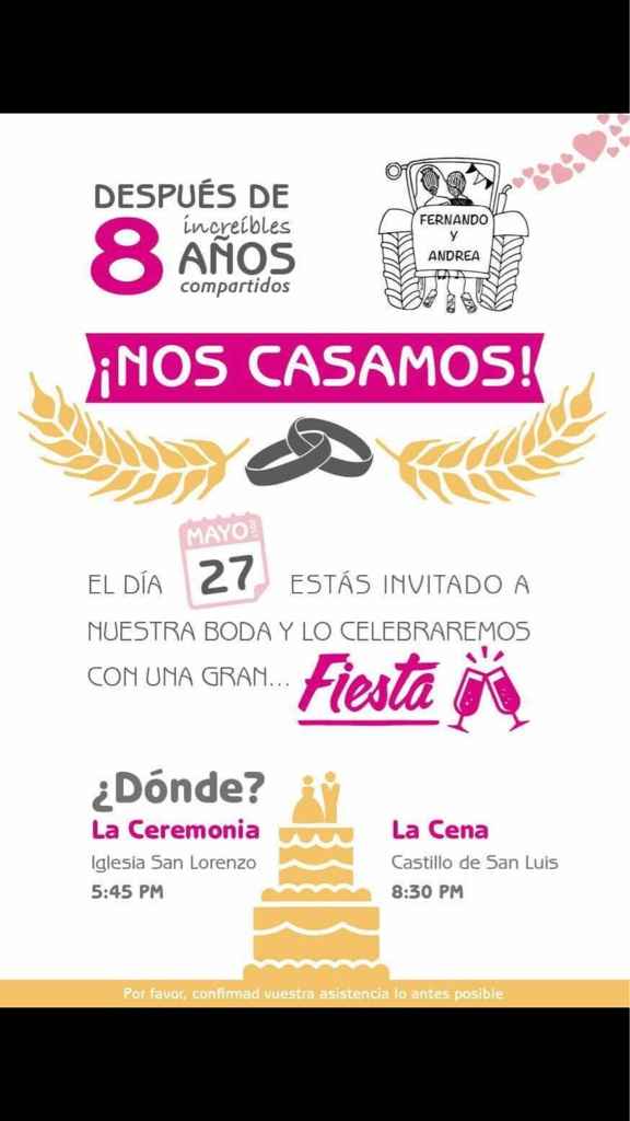 Mis invitaciones! - 1