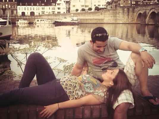 Raúl y yo en Maastricht