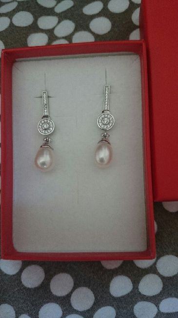 Pendientes de plata y perlas.... - 1