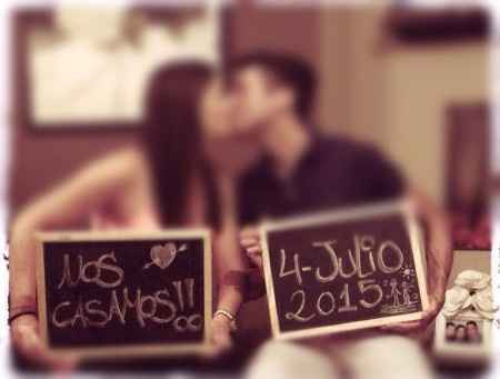 Cómo anunciasteis la boda? - 1