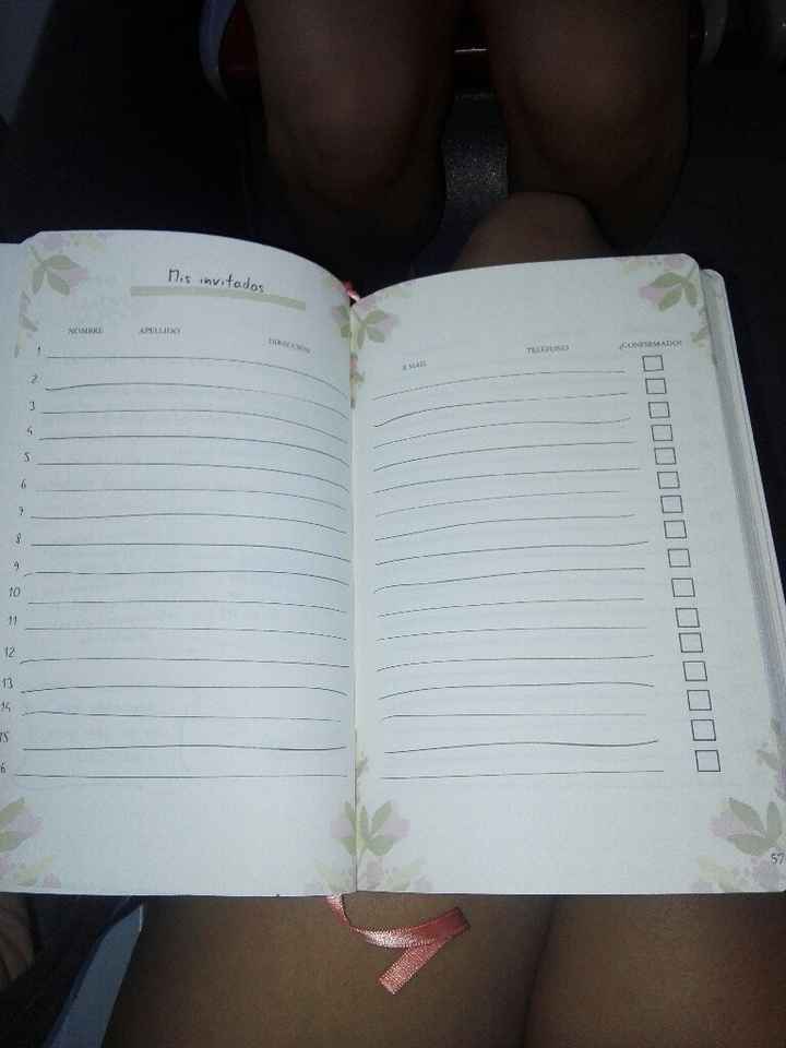 Agenda organizador de bodas - 12