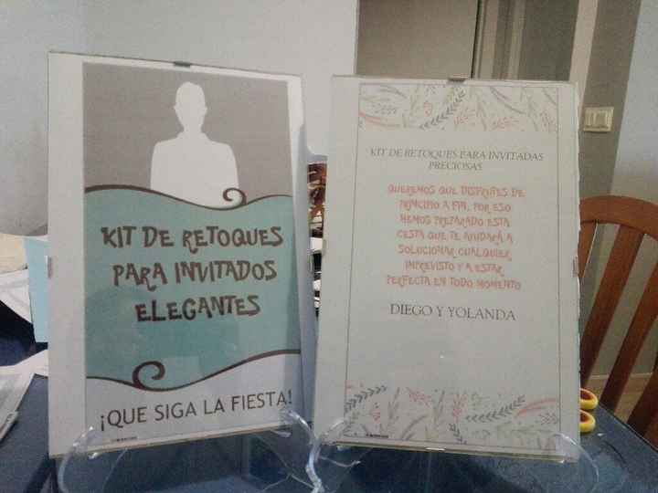 Mis carteles para las cestas de los baños - 1