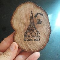 Nuestro "save the date" / imán - 1