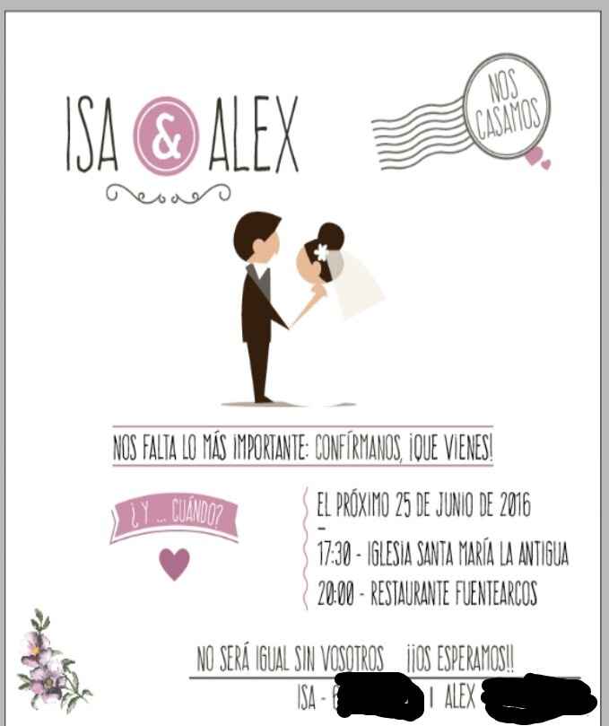 Nuestras invitaciones? - 1