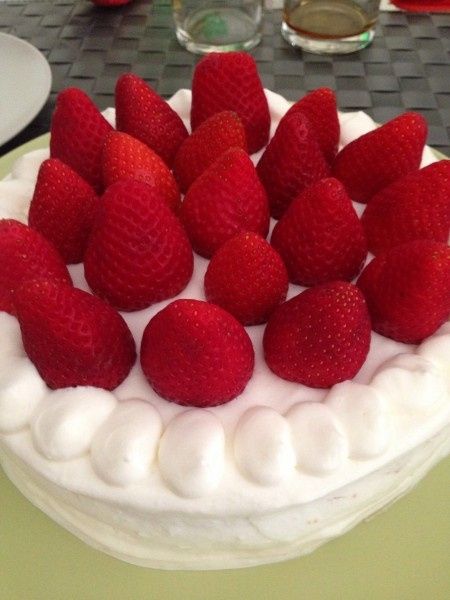 Tarta casera cumple 34