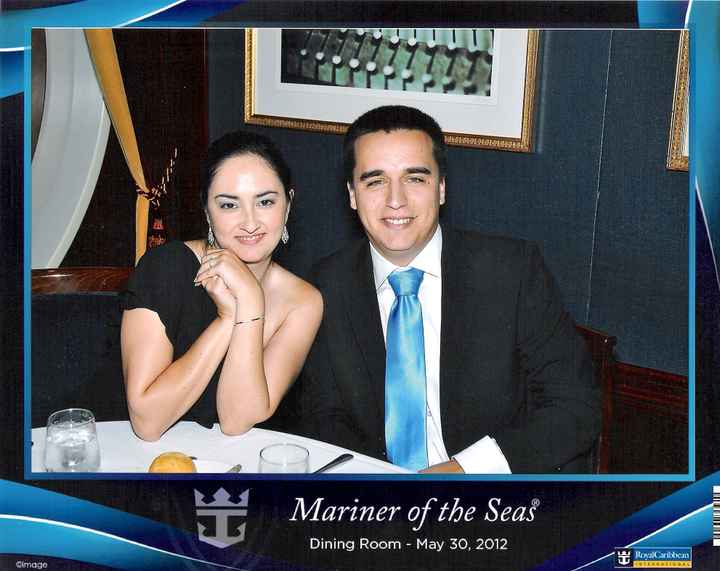 1ª noche de Gala en Royal Carebbean