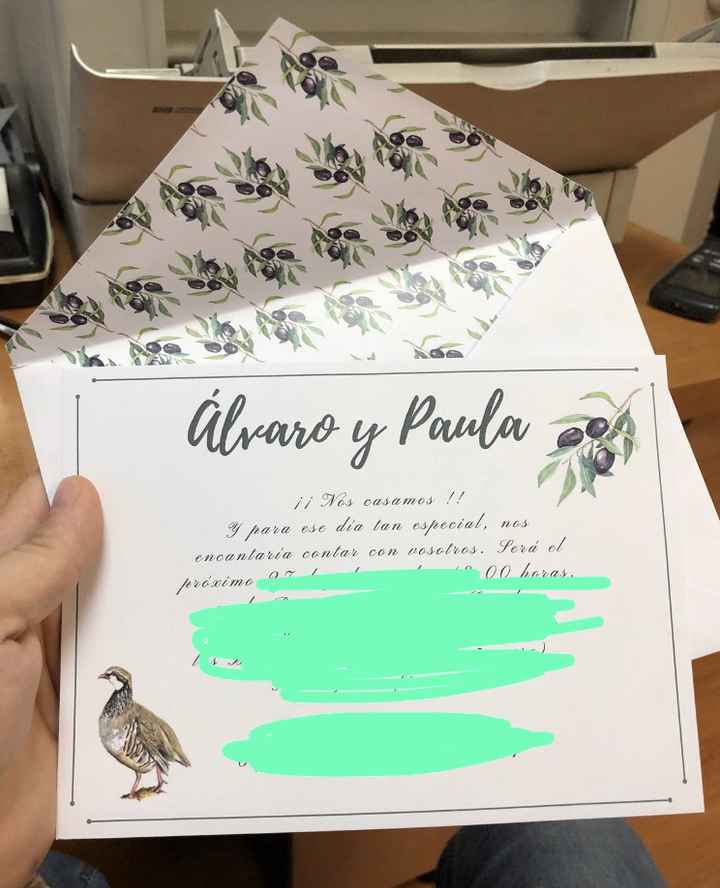 Invitaciones de boda diy - 2