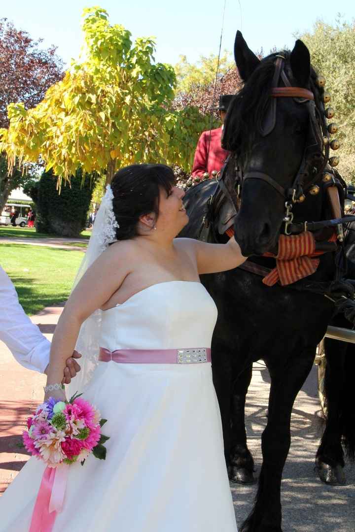 novia con caballo 